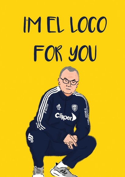 Marcelo Bielsa Leeds Valentines  created by Fancy Boy