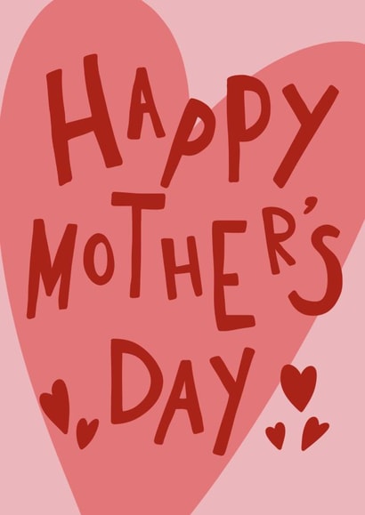 Happy Mother’s Day Pink Heart Card created by Meg's Creative Outlet