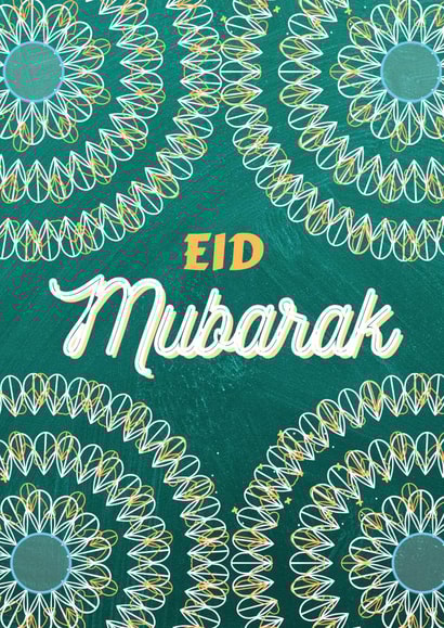 Eid Mubarak created by The Copper Fruit