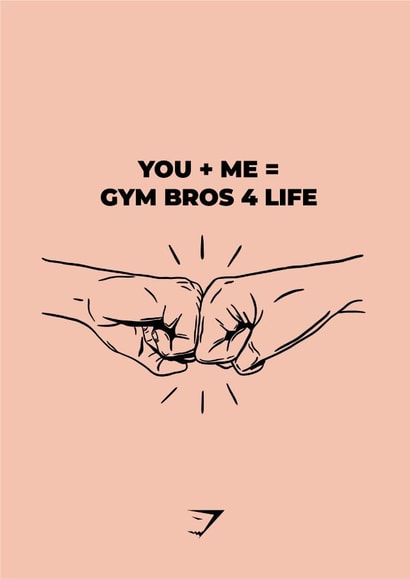 'You + Me = Gym bros for life' - Gym Valentines Day | Gymshark created by Gymshark
