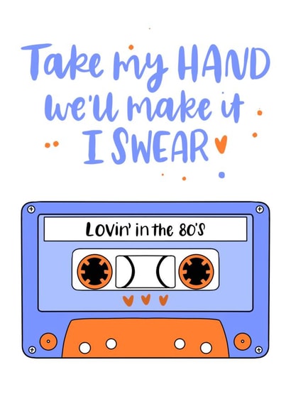 Bon Jovi Valentine’s Card created by Mia Loves Letters