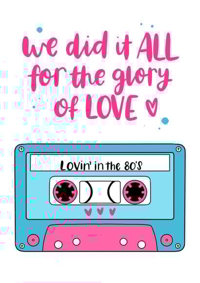 Glory of love created by Mia Loves Letters