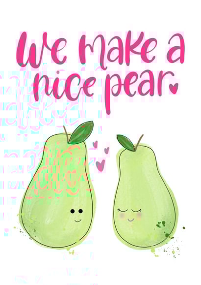 Nice pear created by Mia Loves Letters