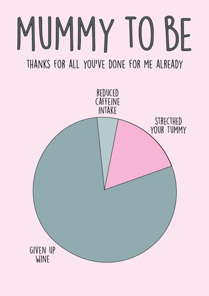 thanks mummy to be created by Quinton cards