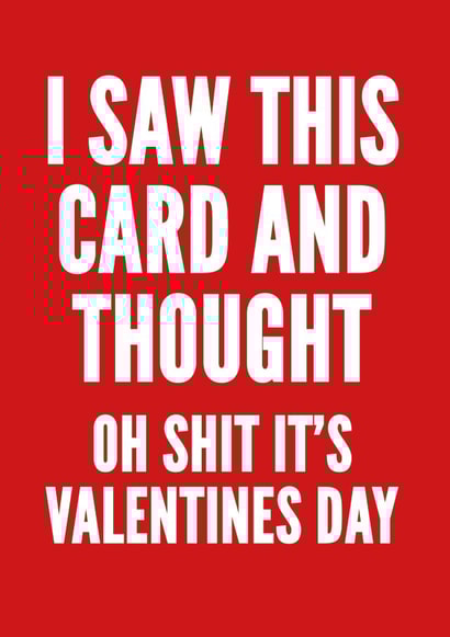 If you forgot Valentines day or if you are proud not to have forgotten Card created by kissmekwik