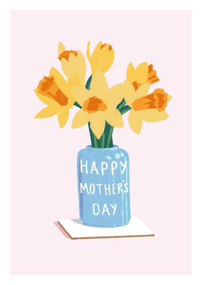 Mother's Day Daffodils In Vase Card created by Emily Nelson