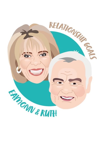 Eamonn & Ruth Relationship Goals Valentine's Day Card created by @veryarshshop