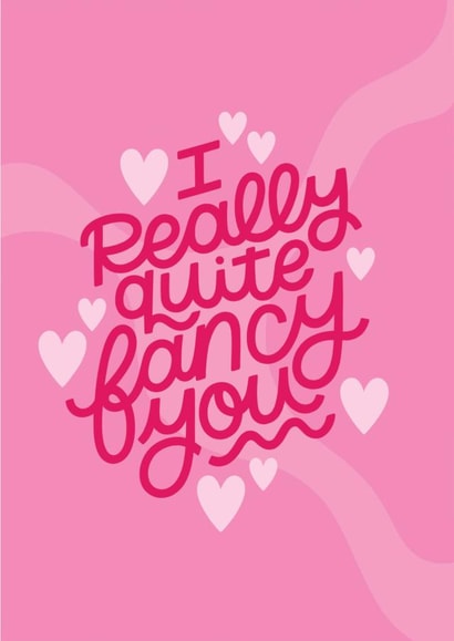I Really Quite Fancy You - Valentine's Day Card created by Nyassa Hinde