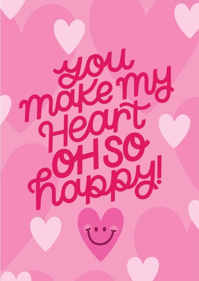 Oh So Happy - Valentine's Day Card created by Nyassa Hinde