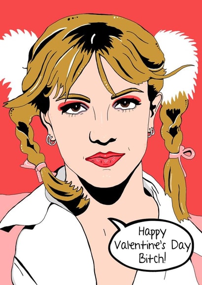 Britney Spears Valentine's Day Card created by Olivia Dimery