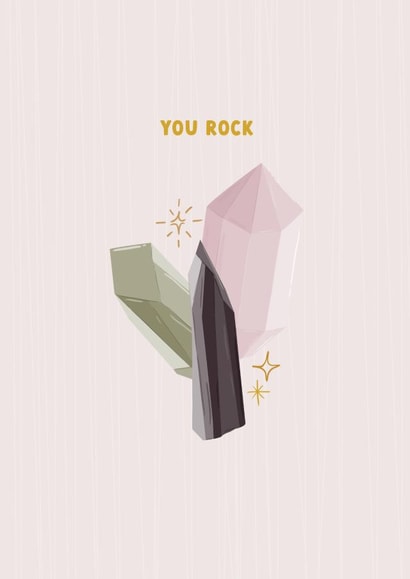You Rock created by The Posh Paper co.