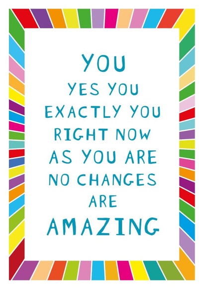 You are amazing Friendship card created by size3art