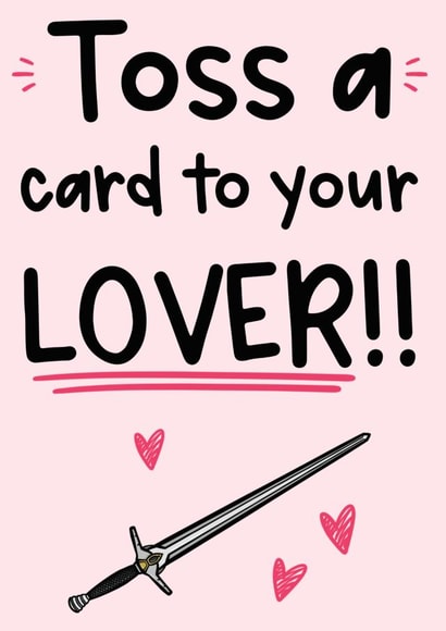 Witcher valentines card - toss a card to your lover!! created by The Laughing Sloth