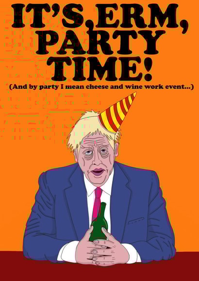 Party time Boris  created by Declined Cards