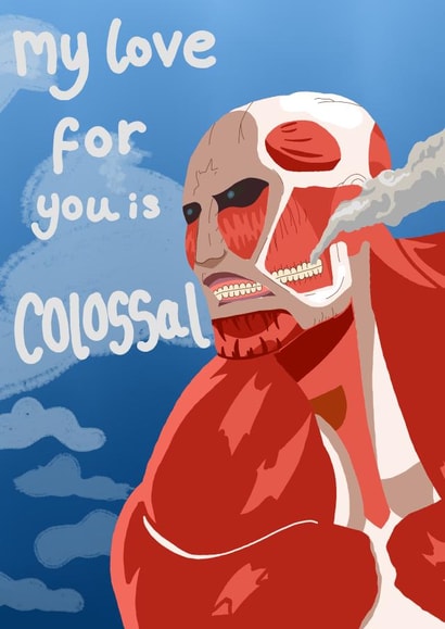 Colossal Titan Card created by Caitlyn Crook