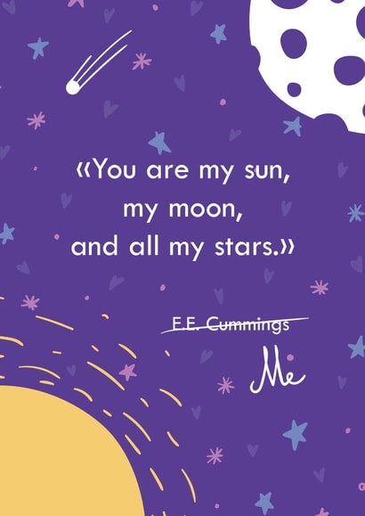 My sun, my moon, my stars. My love created by Alyona Shirokova