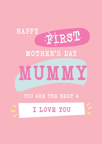 First Mother's Day Card created by Filthy Sentiments