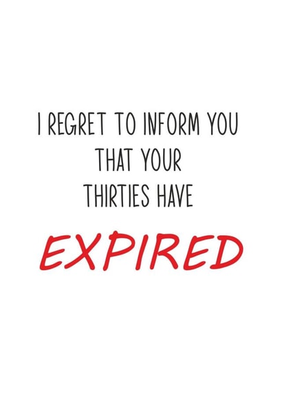 Happy 40th Birthday card created by Totally Mailed It