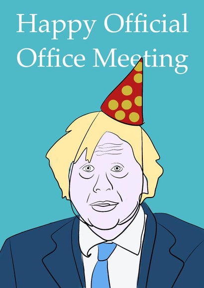 Boris birthday office meeting created by Sam Bosworth