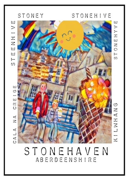 Summer in Stonehaven created by Ink Bottle Designs