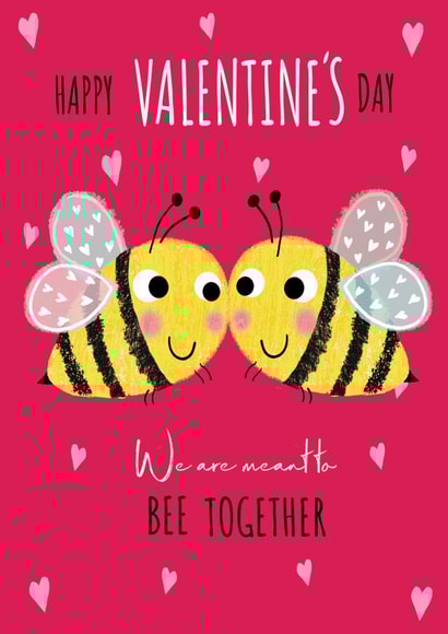 Valentine We were meant to bee together created by Tracy Cottingham