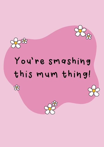 Mother's Day Card for New Mums created by Raptor Designs