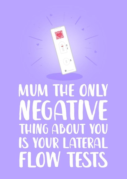 Funny Lateral Flow Mother's Day Card created by The Cake Thief