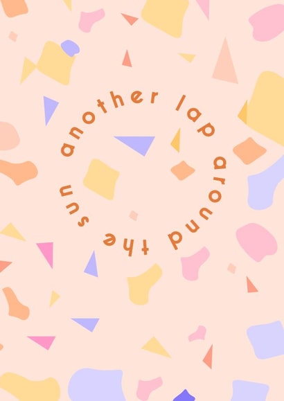 Another Lap Around the Sun Birthday Card created by CoconuTacha