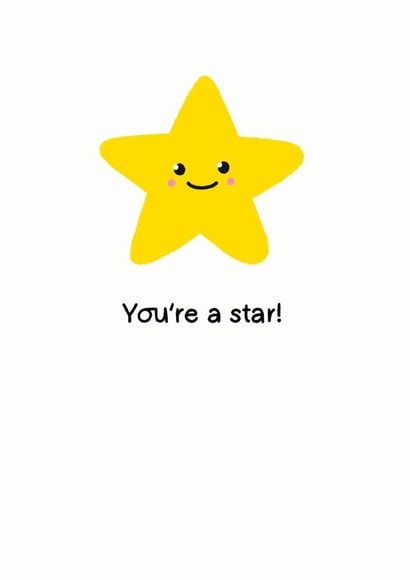 You're a star Card created by Bronte Laura Illustration