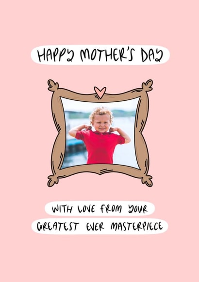 From The Kids Cute Mothers Day Personalised Photo Card 20492 created by Muses & May 