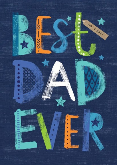 Best Dad Ever Birthday or Father's Day created by JC Designs