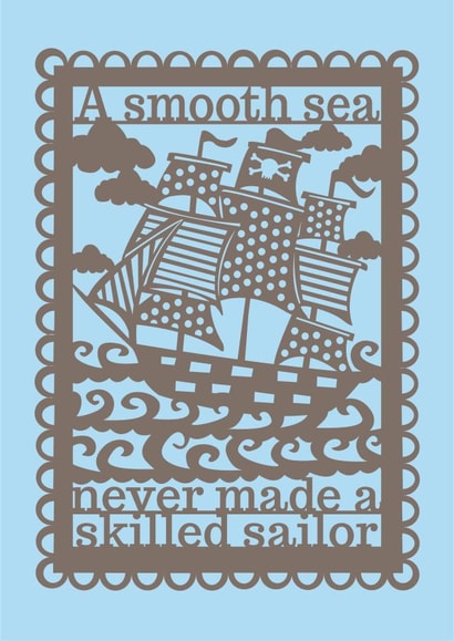 A Smooth Sea card  created by Pogofandango
