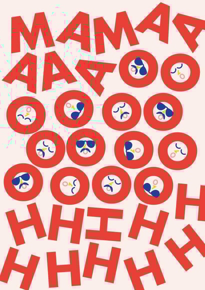 Mama Ooh Queen Inspired Mother's Day Card created by Betiobca