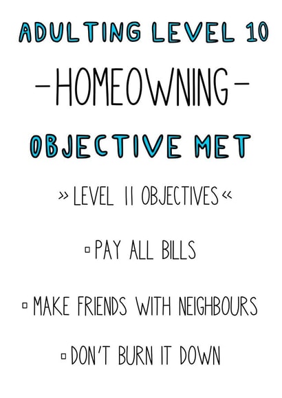 Level Up New Home Card created by Just Jojo