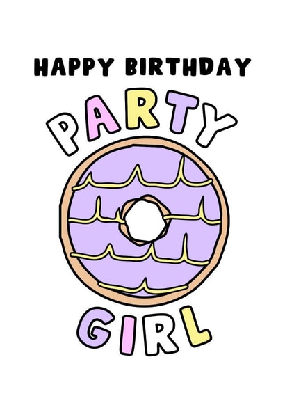 Happy Birthday Party Girl created by @sophie robbens