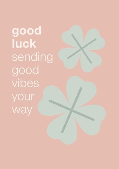 Good Luck Shamrock Card created by Poppy Lane
