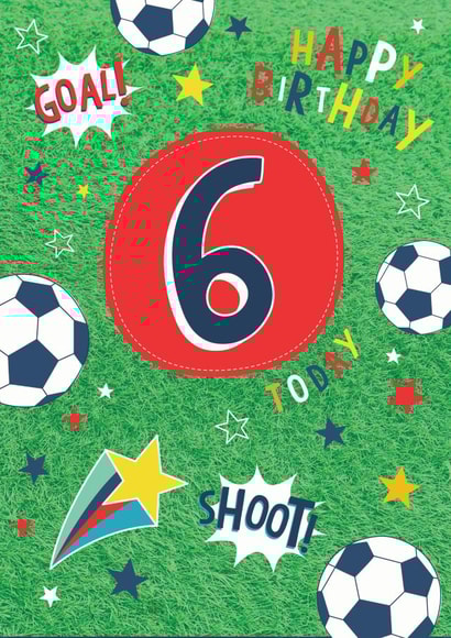 6 birthday card created by The Boy and the Bear