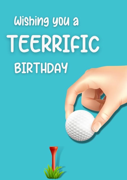 Golf Birthday Celebration Card created by Thankful Cards