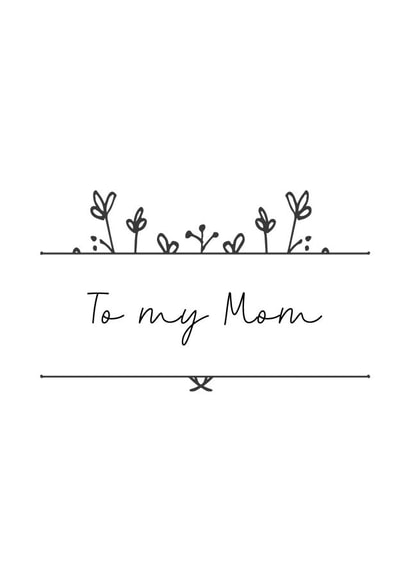 Mom Mother's Day card created by Audrey & Coco