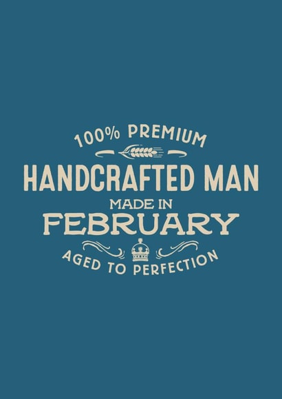Handcrafted Man - February created by Duke & Sons