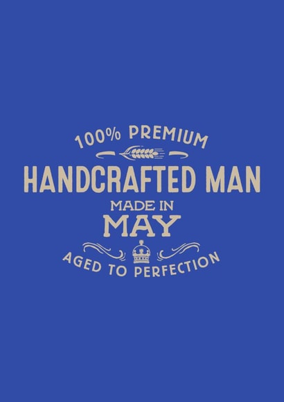 Handcrafted Man - May created by Duke & Sons