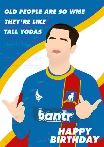 Jamie Tartt Happy Birthday Card created by TORIAillustration