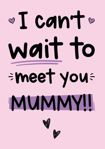 First Mother's Day Card - From The Bump created by The Laughing Sloth
