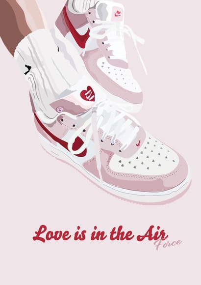 Air force one valentines day card created by Hannah Clare