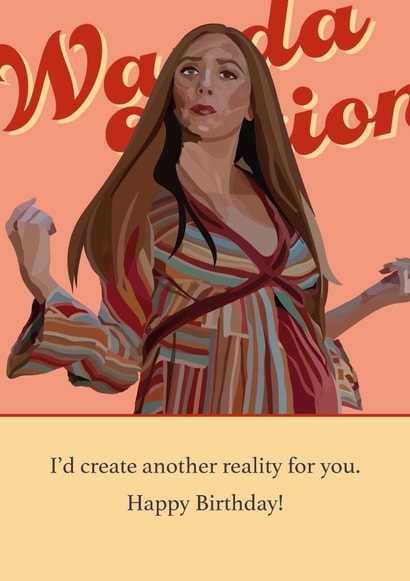Wandavision Birthday Card created by Hannah Clare