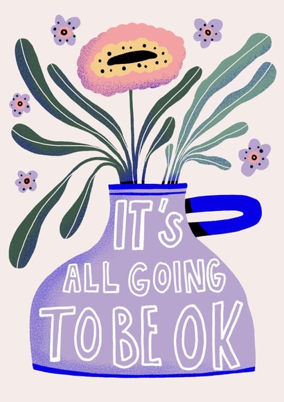 It's all going to be ok card created by Rachael Presky