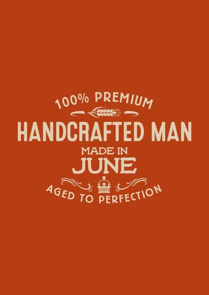 Handcrafted Man - June created by Duke & Sons