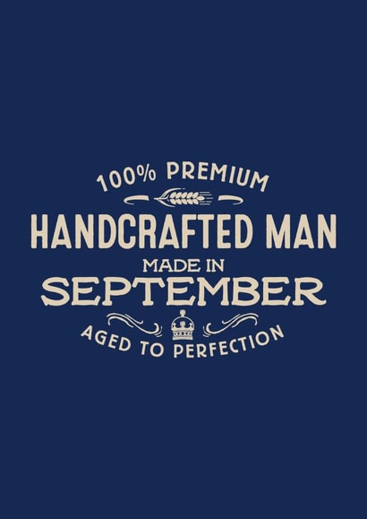 Handcrafted Man - September created by Duke & Sons