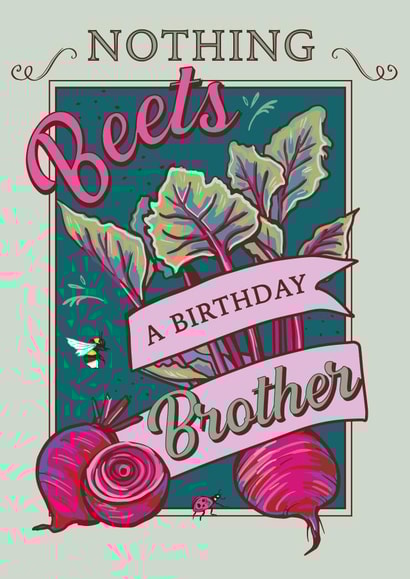 Nothing Beets a Birthday Brother created by Angie Spurgeon