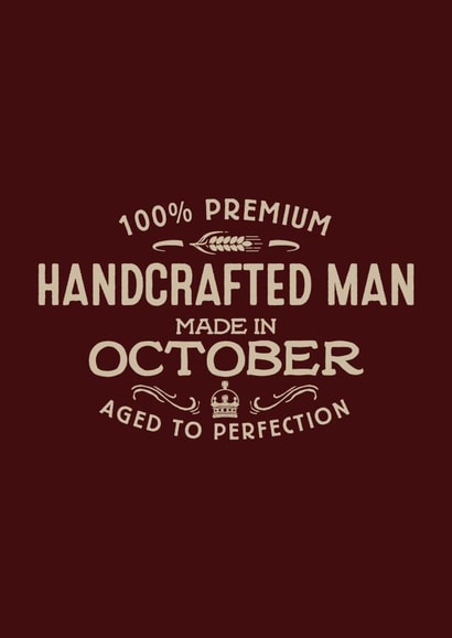 Handcrafted Man - October created by Duke & Sons